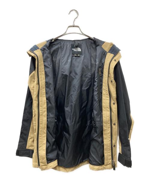 THE NORTH FACE（ザ ノース フェイス）THE NORTH FACE (ザ ノース フェイス) マウンテンライトジャケット ベージュ×ブラック サイズ:SIZE Sの古着・服飾アイテム