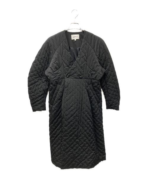 ENFOLD（エンフォルド）ENFOLD (エンフォルド) Dot-Quilting Coat  コート ブラック サイズ:38の古着・服飾アイテム