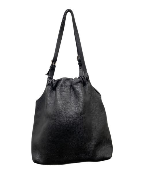 JIL SANDER（ジルサンダー）JIL SANDER (ジルサンダー) ドローストリングバッグ ブラックの古着・服飾アイテム