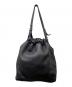 JIL SANDER (ジルサンダー) ドローストリングバッグ ブラック：20000円