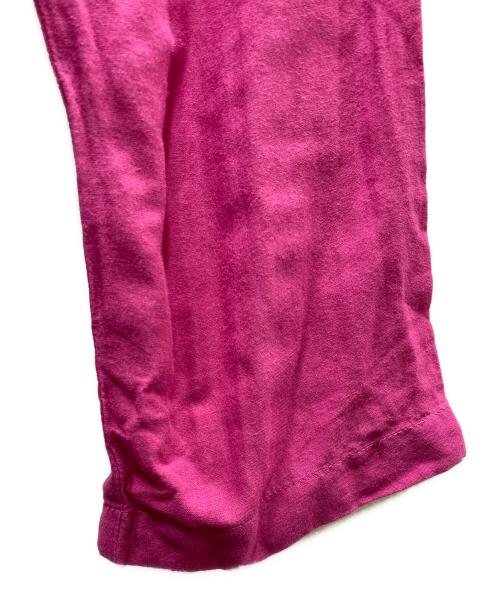 ne quittez pas（ヌキテパ）ne quittez pas (ヌキテパ) コットン カシュクール シャツワンピース ピンク サイズ:サイズ表記無しの古着・服飾アイテム