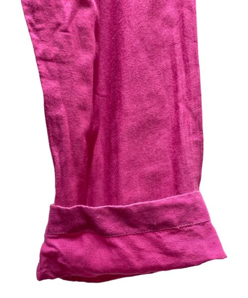 ne quittez pas（ヌキテパ）ne quittez pas (ヌキテパ) コットン カシュクール シャツワンピース ピンク サイズ:サイズ表記無しの古着・服飾アイテム