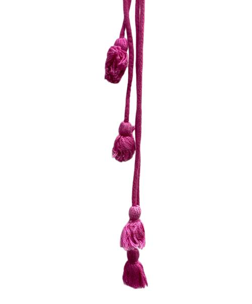 ne quittez pas（ヌキテパ）ne quittez pas (ヌキテパ) コットン カシュクール シャツワンピース ピンク サイズ:サイズ表記無しの古着・服飾アイテム