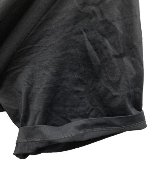 PRADA（プラダ）PRADA (プラダ) フリンジ切替半袖ワンピース ブラック サイズ:Sの古着・服飾アイテム