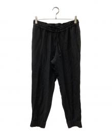 DRIES VAN NOTEN（ドリスヴァンノッテン）の古着「サイドラインイージーパンツ」｜ブラック