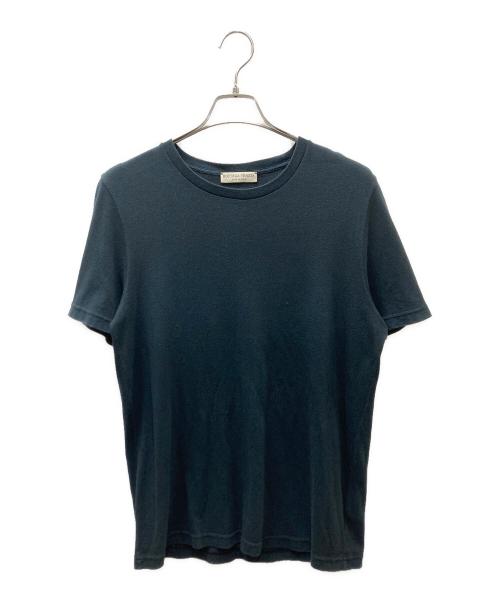 BOTTEGA VENETA（ボッテガベネタ）BOTTEGA VENETA (ボッテガベネタ) 刺繍ワンポイント クルーネックTシャツ ブラック サイズ:36の古着・服飾アイテム