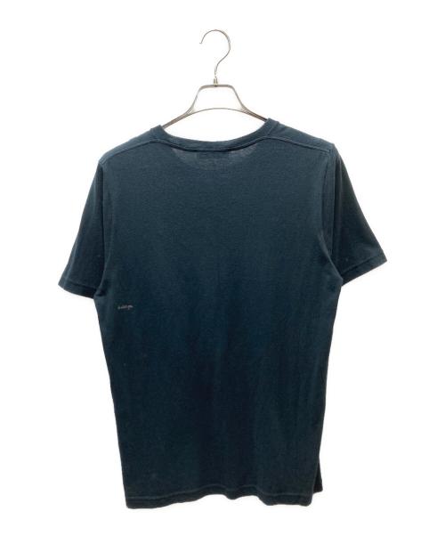 BOTTEGA VENETA（ボッテガベネタ）BOTTEGA VENETA (ボッテガベネタ) 刺繍ワンポイント クルーネックTシャツ ブラック サイズ:36の古着・服飾アイテム