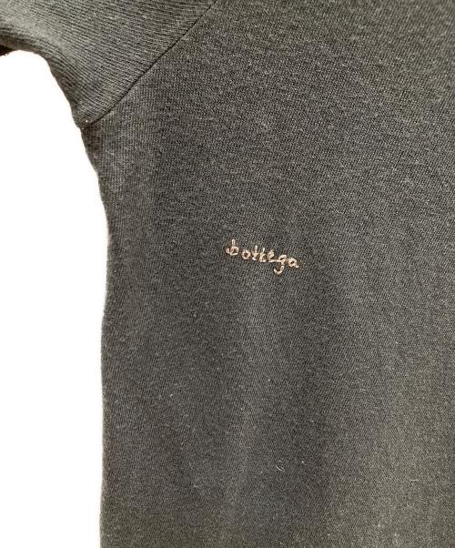 BOTTEGA VENETA（ボッテガベネタ）BOTTEGA VENETA (ボッテガベネタ) 刺繍ワンポイント クルーネックTシャツ ブラック サイズ:36の古着・服飾アイテム
