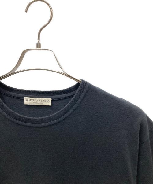 BOTTEGA VENETA（ボッテガベネタ）BOTTEGA VENETA (ボッテガベネタ) 背面刺繍デザインクルーネックTシャツ ブラック サイズ:46の古着・服飾アイテム