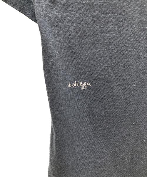 BOTTEGA VENETA（ボッテガベネタ）BOTTEGA VENETA (ボッテガベネタ) 背面刺繍デザインクルーネックTシャツ ブラック サイズ:46の古着・服飾アイテム