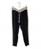 DRIES VAN NOTENドリスヴァンノッテン）の古着「サイドラインイージーパンツ」｜ブラック