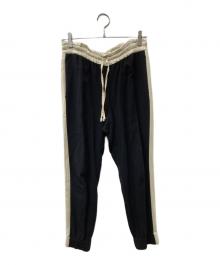 DRIES VAN NOTEN（ドリスヴァンノッテン）の古着「サイドラインイージーパンツ」｜ブラック