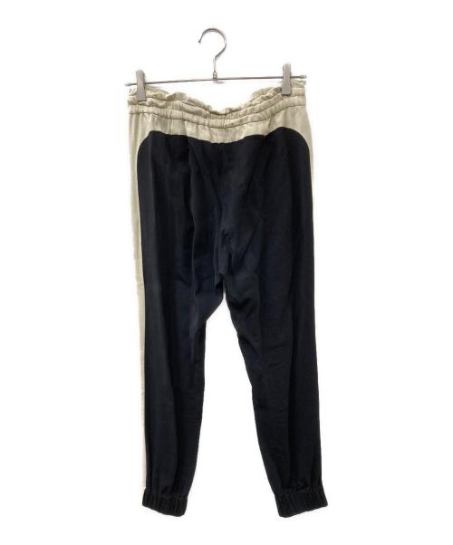 DRIES VAN NOTEN（ドリスヴァンノッテン）DRIES VAN NOTEN (ドリスヴァンノッテン) サイドラインイージーパンツ ブラック サイズ:38の古着・服飾アイテム