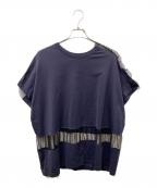 Maison Margielaメゾンマルジェラ）の古着「チュール切替Tシャツ」｜ネイビー