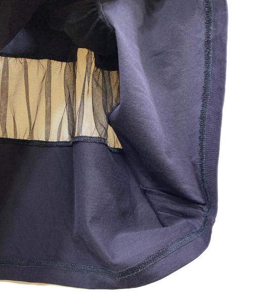 Maison Margiela（メゾンマルジェラ）Maison Margiela (メゾンマルジェラ) チュール切替Tシャツ ネイビー サイズ:SIZE Sの古着・服飾アイテム