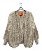 LES TRICOTSDOレ トリコ ドール）の古着「ローゲージニットカーディガン」｜ベージュ