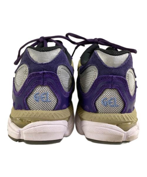 asics（アシックス）asics (アシックス) AWAKE (アウェイク) コラボ GEL-NYC スニーカー パープル×ベージュ サイズ:SIZE 27.5cmの古着・服飾アイテム
