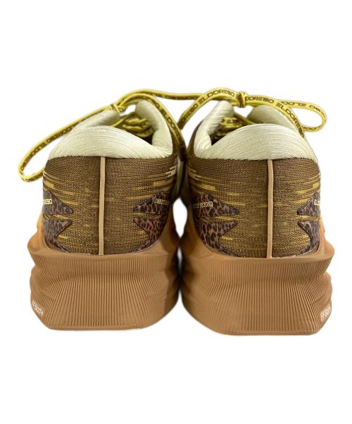 asics（アシックス）asics (アシックス) Eldoreso × Asics NOVABLAST3 ブラウン×イエロー サイズ:SIZE 27.5cmの古着・服飾アイテム