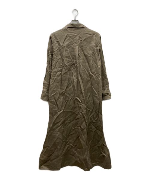 CHAOS（カオス）CHAOS (カオス) アガサチャンパカ リネン シャツ ワンピース オリーブ サイズ:FREEの古着・服飾アイテム