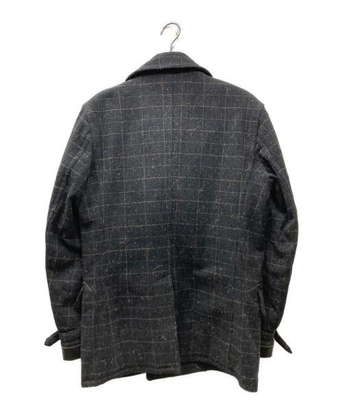 NIGEL CABOURN（ナイジェルケーボン）NIGEL CABOURN (ナイジェルケーボン) MILITARY PEA COAT - CHECK コート グレー サイズ:50の古着・服飾アイテム