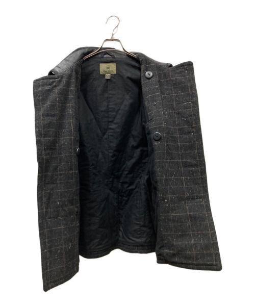 NIGEL CABOURN（ナイジェルケーボン）NIGEL CABOURN (ナイジェルケーボン) MILITARY PEA COAT - CHECK コート グレー サイズ:50の古着・服飾アイテム
