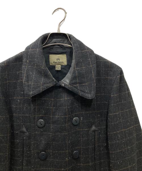 NIGEL CABOURN（ナイジェルケーボン）NIGEL CABOURN (ナイジェルケーボン) MILITARY PEA COAT - CHECK コート グレー サイズ:50の古着・服飾アイテム