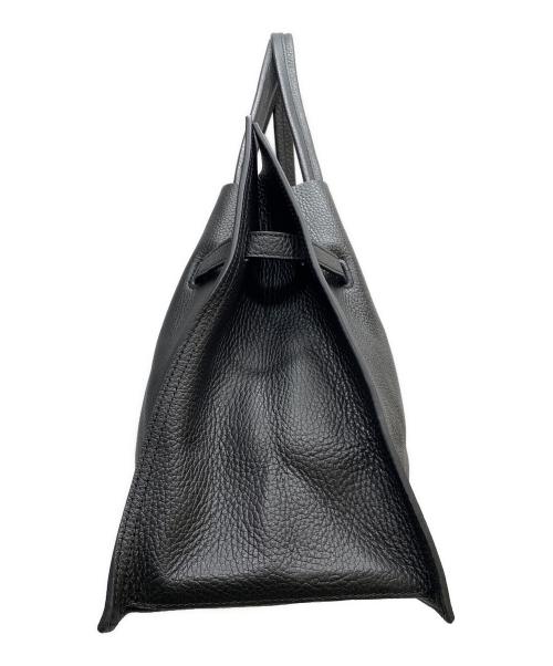 VIOLAd'ORO（ヴィオラドーロ）VIOLAd'ORO (ヴィオラドーロ) イタリアンレザートートバッグ ブラックの古着・服飾アイテム