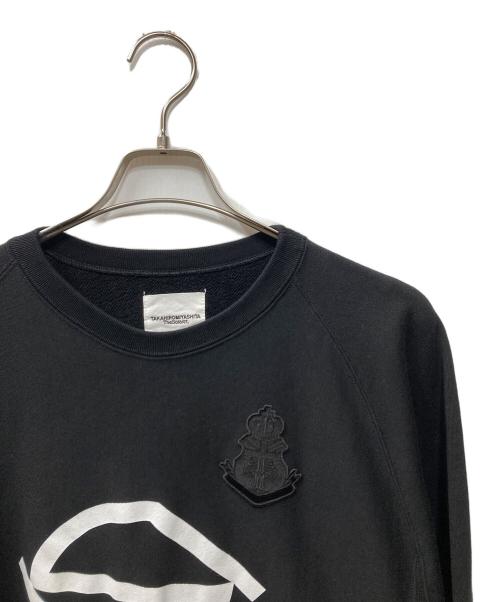 TAKAHIROMIYASHITA TheSoloIst.（タカヒロミヤシタ ザソロイスト）TAKAHIROMIYASHITA TheSoloIst. (タカヒロミヤシタ ザソロイスト) プリントスウェット ブラック サイズ:SIZE44の古着・服飾アイテム