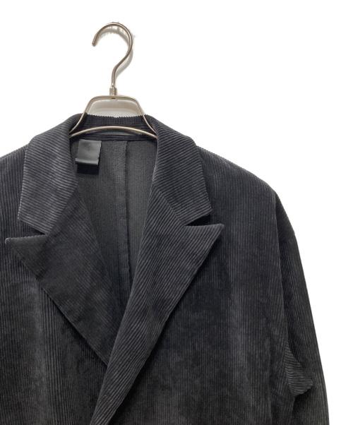 N.HOOLYWOOD（エヌ ハリウッド）N.HOOLYWOOD (エヌ ハリウッド) コーデュロイダブルジャケット ブラック サイズ:size38の古着・服飾アイテム