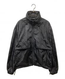 ALEXANDER WANG（アレキサンダー・ワン）の古着「ロゴ総柄 ナイロンジャケット」｜ブラック