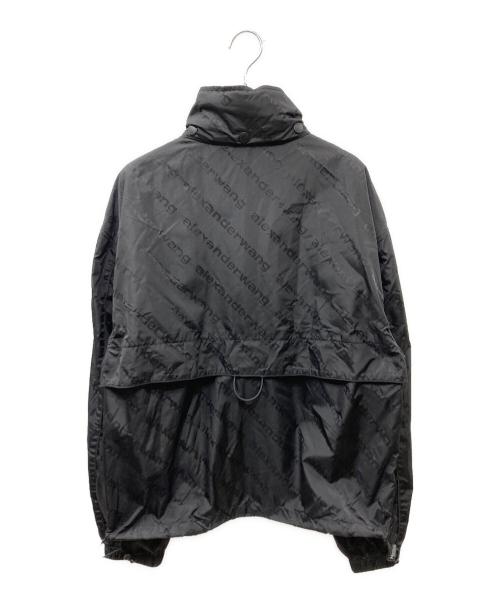 ALEXANDER WANG（アレキサンダー・ワン）ALEXANDER WANG (アレキサンダー・ワン) ロゴ総柄 ナイロンジャケット ブラック サイズ:Sの古着・服飾アイテム
