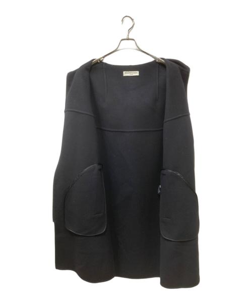 BALENCIAGA（バレンシアガ）BALENCIAGA (バレンシアガ) ウールフーデッドジップアップコート ネイビー サイズ:46の古着・服飾アイテム