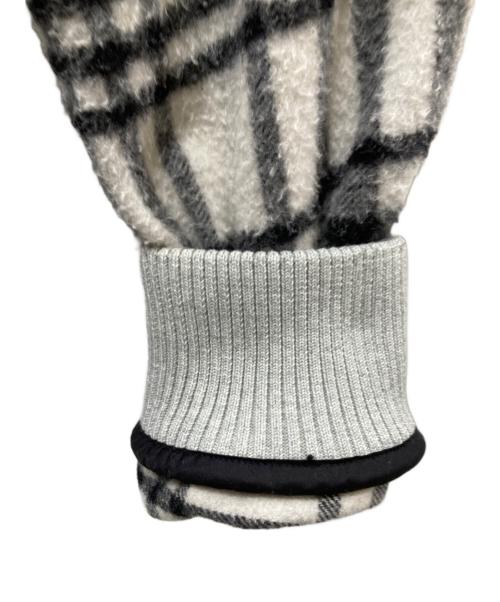 J.W.ANDERSON（ジェイダブリューアンダーソン）J.W.ANDERSON (ジェイダブリューアンダーソン) チェックボンバージャケット ホワイト×ブラック サイズ:Mの古着・服飾アイテム