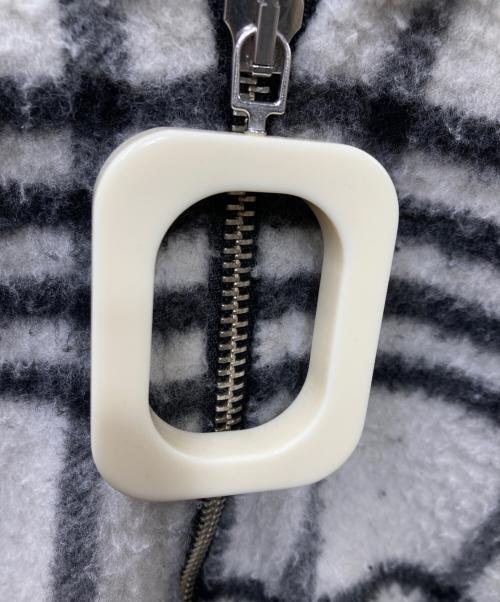 J.W.ANDERSON（ジェイダブリューアンダーソン）J.W.ANDERSON (ジェイダブリューアンダーソン) チェックボンバージャケット ホワイト×ブラック サイズ:Mの古着・服飾アイテム