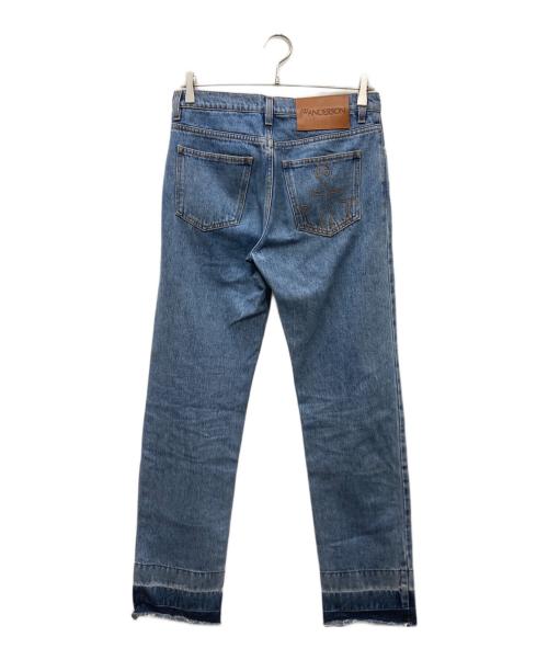 J.W.ANDERSON（ジェイダブリューアンダーソン）J.W.ANDERSON (ジェイダブリューアンダーソン) TURN UP SLIM JEANS デニムパンツ ブルー サイズ:UK34の古着・服飾アイテム