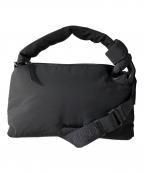 J.W.ANDERSONジェイダブリューアンダーソン）の古着「JWA 2WAY Puffy Corner Bag ショルダーバッグ」｜ブラック