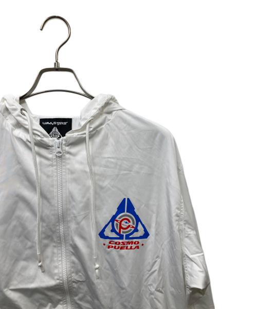 UMA STARS（ウマスタアズ）UMA STARS (ウマスタアズ) シェルパーカー ホワイト サイズ:Lの古着・服飾アイテム