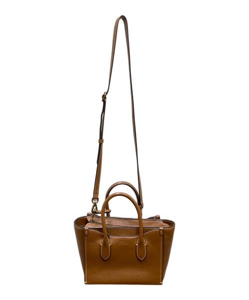 POLO RALPH LAUREN（ポロ・ラルフローレン）POLO RALPH LAUREN (ポロ・ラルフローレン) 2WAYショルダーバッグ ブラウンの古着・服飾アイテム