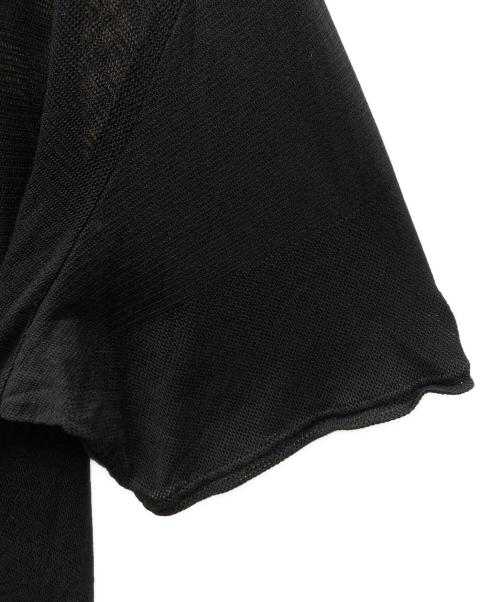 LIMI feu（リミフゥ）LIMI feu (リミフゥ) MESH STRIPE DESIGN NECK OP ワンピース ブラック サイズ:SIZE 2の古着・服飾アイテム