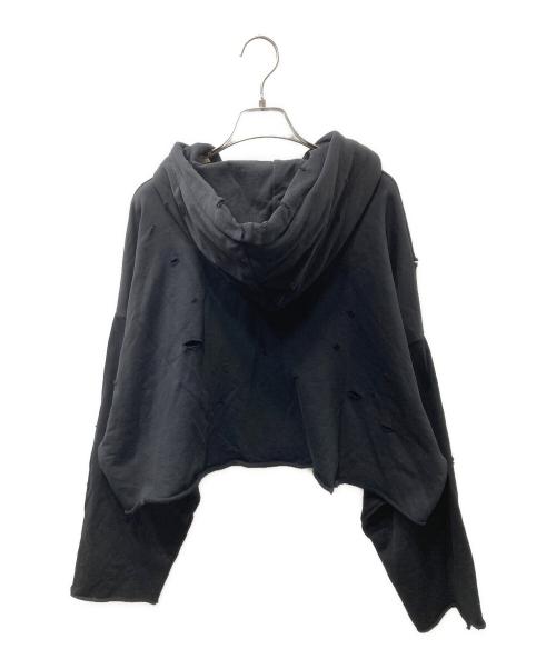 DOLCE & GABBANA（ドルチェ＆ガッバーナ）DOLCE & GABBANA (ドルチェ＆ガッバーナ) クラッシュDGロゴ パーカー ブラック サイズ:XSの古着・服飾アイテム