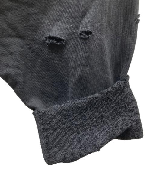 DOLCE & GABBANA（ドルチェ＆ガッバーナ）DOLCE & GABBANA (ドルチェ＆ガッバーナ) クラッシュDGロゴ パーカー ブラック サイズ:XSの古着・服飾アイテム