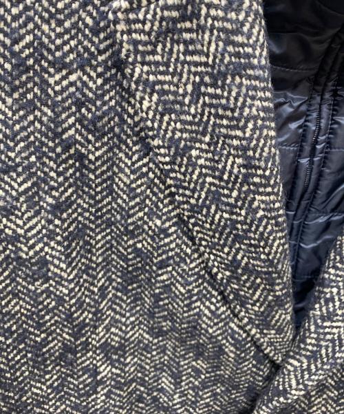 HERNO（ヘルノ）HERNO (ヘルノ) ダウンライナー付きチェスターコート ブラック×ネイビー サイズ:48の古着・服飾アイテム