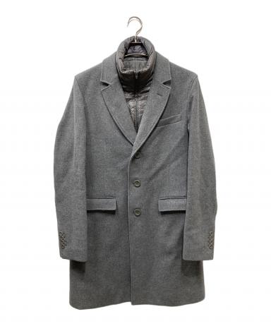Ｄ*Ａ様 HERNO ヘルノ　グレー チェスターコート ダウンライナー付き　44 中古・古着通販】HERNO (ヘルノ) ダウンライナー付きチェスターコート