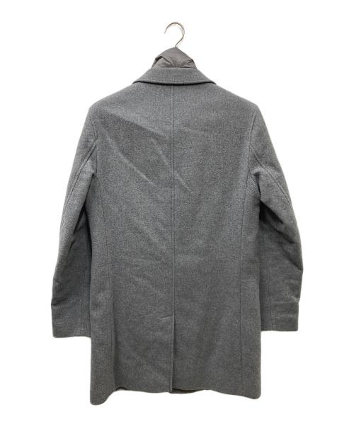HERNO（ヘルノ）HERNO (ヘルノ) ダウンライナー付きチェスターコート グレー サイズ:48の古着・服飾アイテム