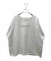 MM6 Maison Margiela（エムエムシックスメゾンマルジェラ）の古着「半袖スウェット」｜ホワイト