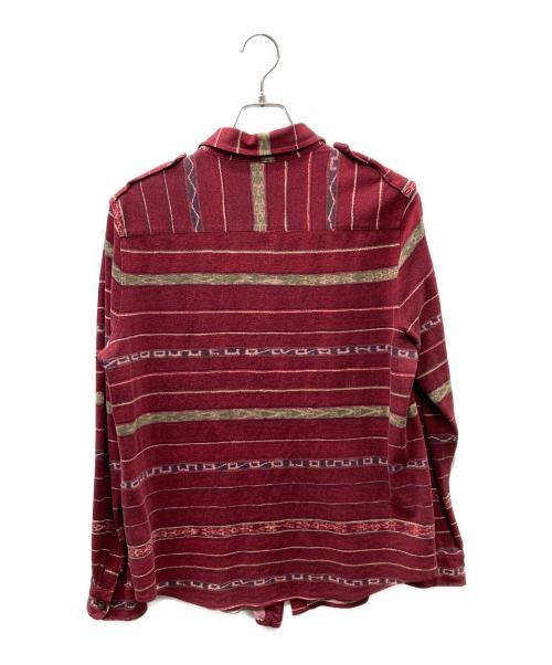 POLO RALPH LAUREN（ポロ・ラルフローレン）POLO RALPH LAUREN (ポロ・ラルフローレン) 90s ネイティブシャツ レッド サイズ:SIZE Lの古着・服飾アイテム