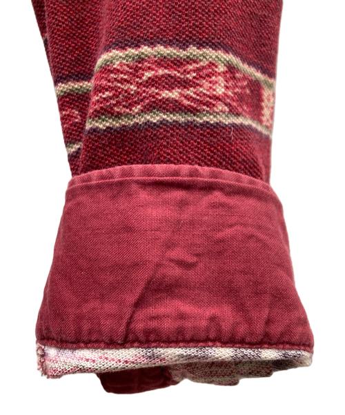 POLO RALPH LAUREN（ポロ・ラルフローレン）POLO RALPH LAUREN (ポロ・ラルフローレン) 90s ネイティブシャツ レッド サイズ:SIZE Lの古着・服飾アイテム