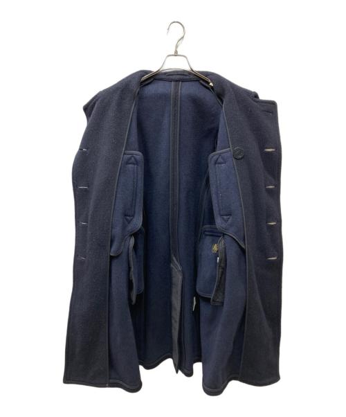 ANATOMICA（アナトミカ）ANATOMICA (アナトミカ) Long P Coat ロングピーコート ブラウンズビーチクロス裏使い ネイビー サイズ:38の古着・服飾アイテム