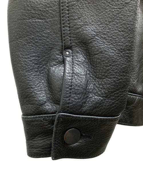 Ron Herman（ロンハーマン）Ron Herman (ロンハーマン) SECOND LEATHER JACKET セカンド レザー ジャケット ブラック サイズ:Sの古着・服飾アイテム