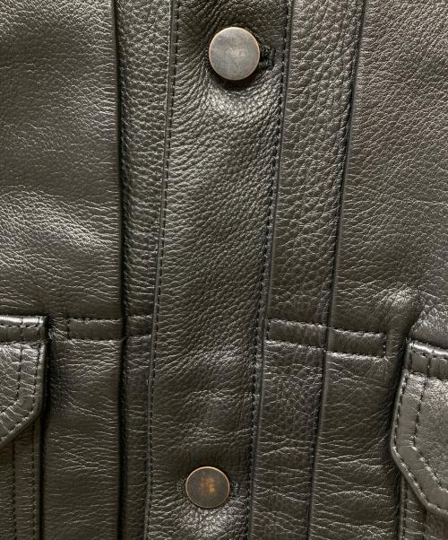 Ron Herman（ロンハーマン）Ron Herman (ロンハーマン) SECOND LEATHER JACKET セカンド レザー ジャケット ブラック サイズ:Sの古着・服飾アイテム